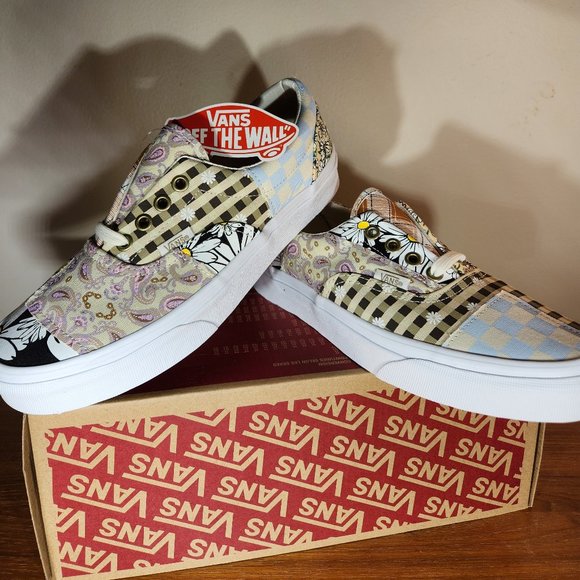 Vans Shoes Nwt Vans Canvas Era Meadow Patchwork Multitrue White Men